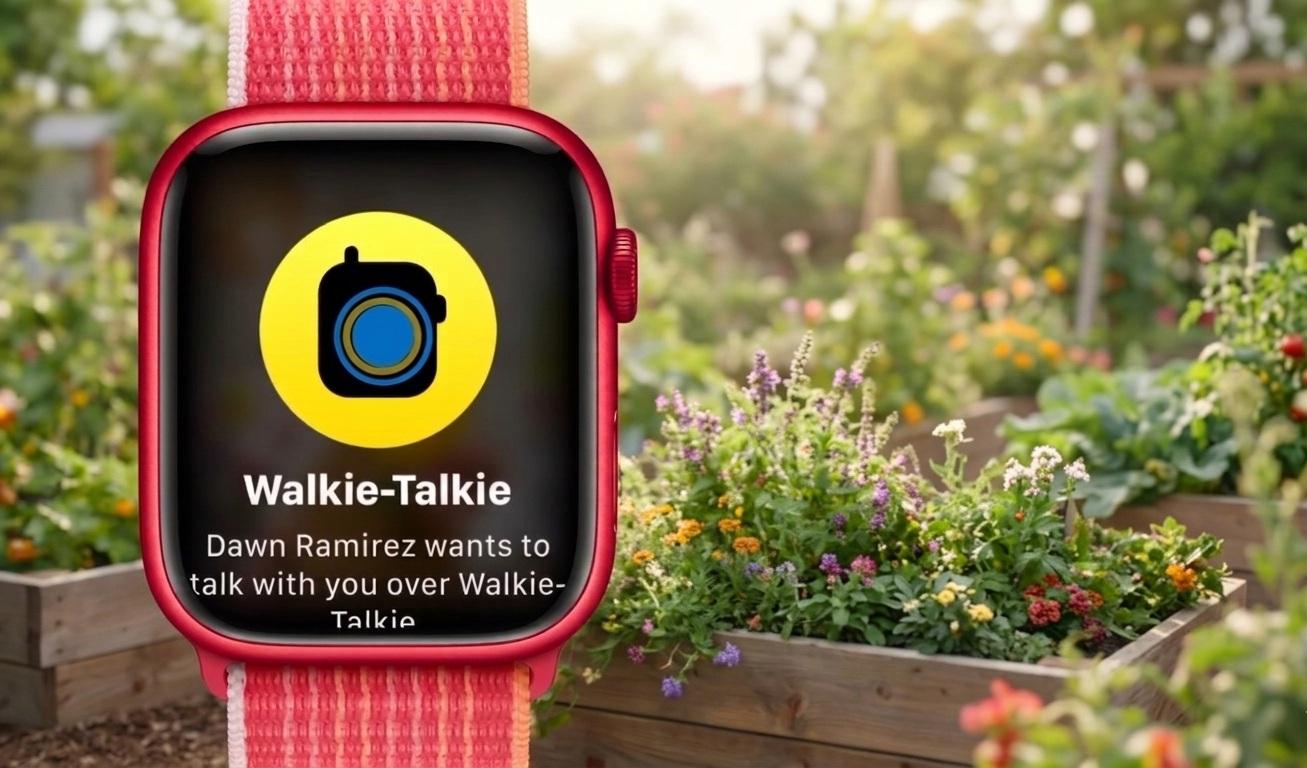 Aplikace Vysílačka na hodinkách Apple Watch