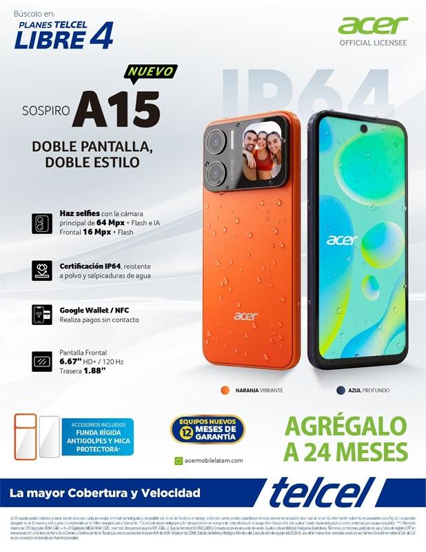 Parametry smartphonu Acer Sospiro A15 Parametry smartphonu Acer Sospiro A15