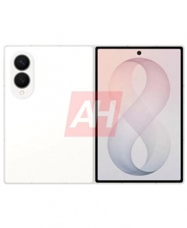 Galaxy Z Fold 8 v bílé barvě