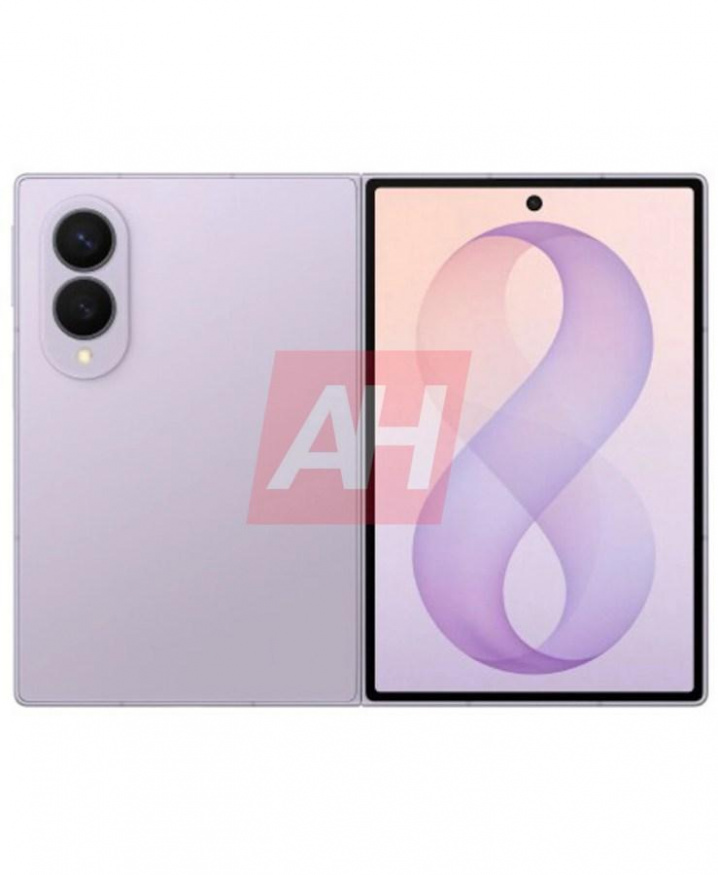 Galaxy Z Fold 8 v levandulové barvě