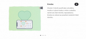 Vytvoření kresby (symbolu) na trávníku Vytvoření kresby (symbolu) na trávníku