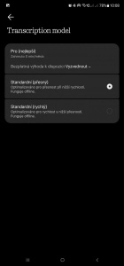 Oceňuji offline transkripci nahrávek Oceňuji offline transkripci nahrávek