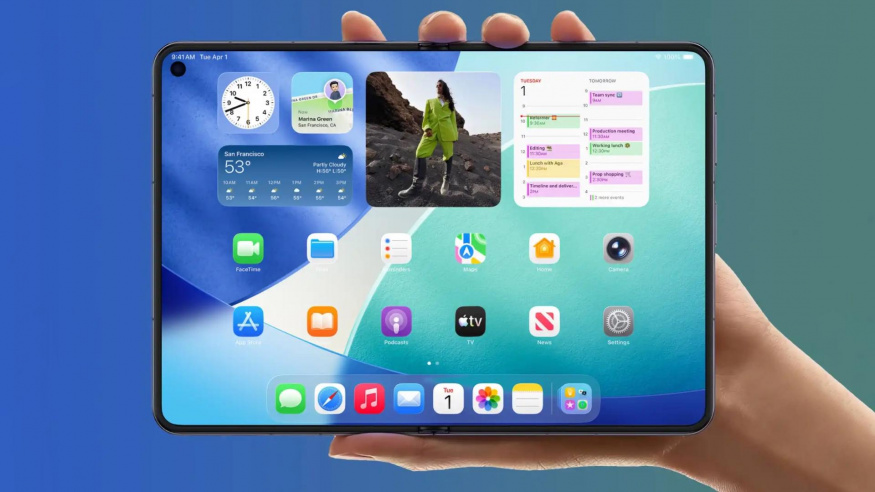 Koncept skládacího iPhonu Ultra Koncept skládacího iPhonu Ultra