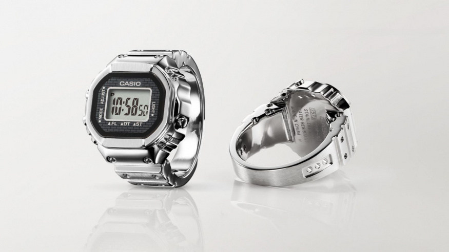 Hybridní hodinko-prsten Casio CRW-H001M-8 Hybridní hodinko-prsten Casio CRW-H001M-8