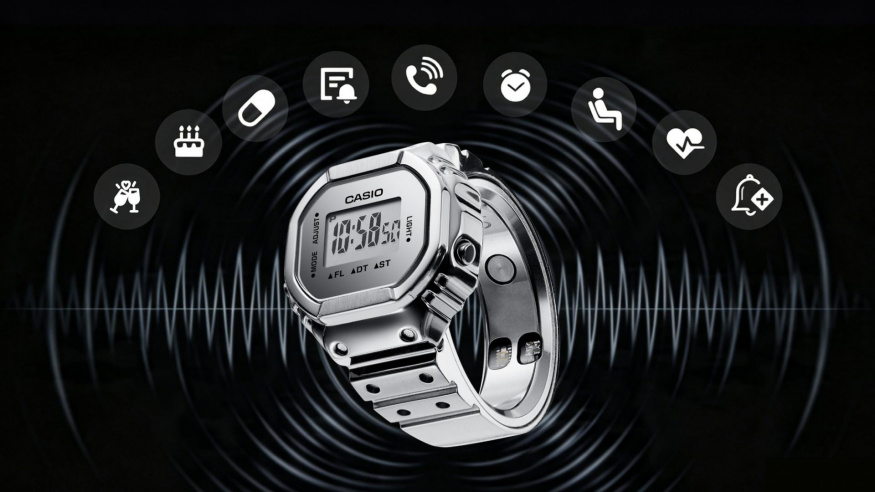 Hybridní hodinko-prsten Casio CRW-H001M-8 Hybridní hodinko-prsten Casio CRW-H001M-8