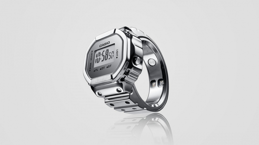 Hybridní hodinko-prsten Casio CRW-H001M-8 Hybridní hodinko-prsten Casio CRW-H001M-8