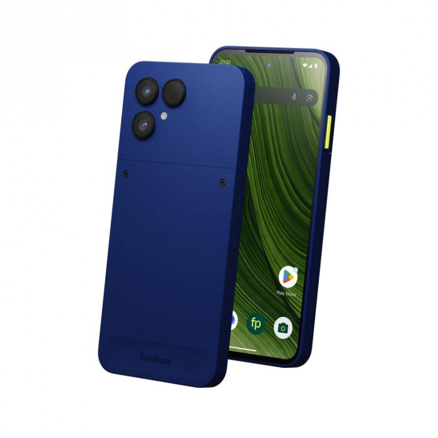 Fairphone 6+ v nové modré barvě Fairphone 6+ v nové modré barvě
