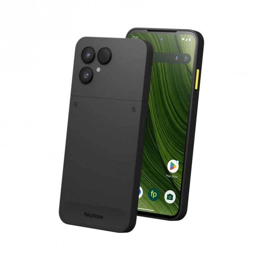 Fairphone 6+ v černé barvě Fairphone 6+ v černé barvě