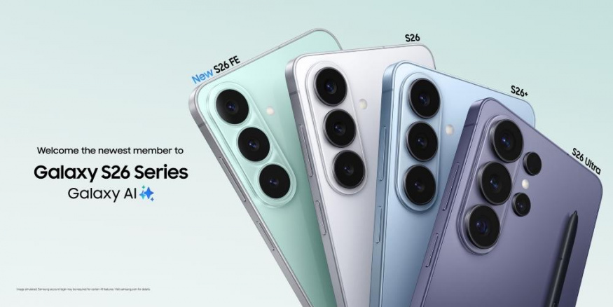 Celá rodina smartphonů Galaxy S26 Celá rodina smartphonů Galaxy S26