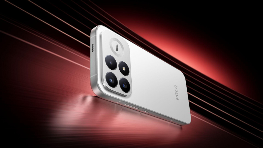 Poco F9 Pro v bílé barvě Poco F9 Pro v bílé barvě