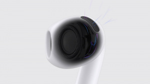 Detail sluchátek Apple AirPods 5 Detail sluchátek Apple AirPods 5