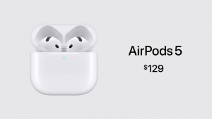 Bezdrátová sluchátka Apple AirPods 5 Bezdrátová sluchátka Apple AirPods 5