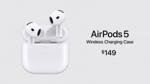 Bezdrátová sluchátka Apple AirPods 5 Bezdrátová sluchátka Apple AirPods 5