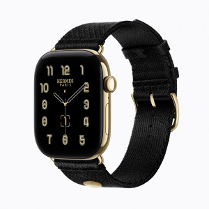 Apple Watch Series 12 ve zlatém titanu Hermés Apple Watch Series 12 ve zlatém titanu Hermés