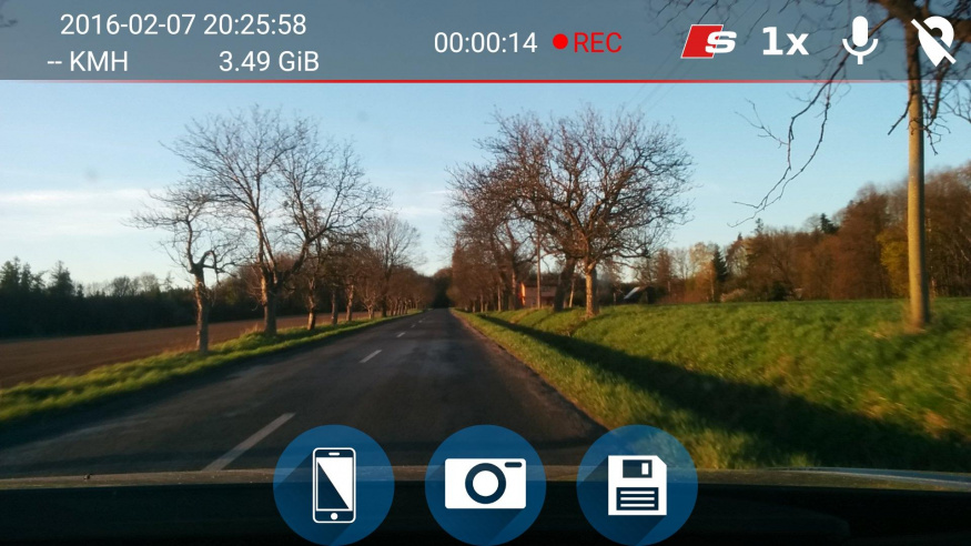 Takto vypadala jedna z prvních verzí Dash Cam Travel v únoru 2016 Takto vypadala jedna z prvních verzí Dash Cam Travel v únoru 2016