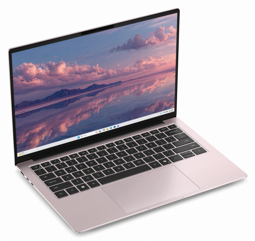 Dell XPS 14S v růžové barvě Dell XPS 14S v růžové barvě