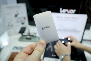 Externí SSD Lexar Muse Ultra-Slim Portable SSD na veletrhu IFA v Berlíně