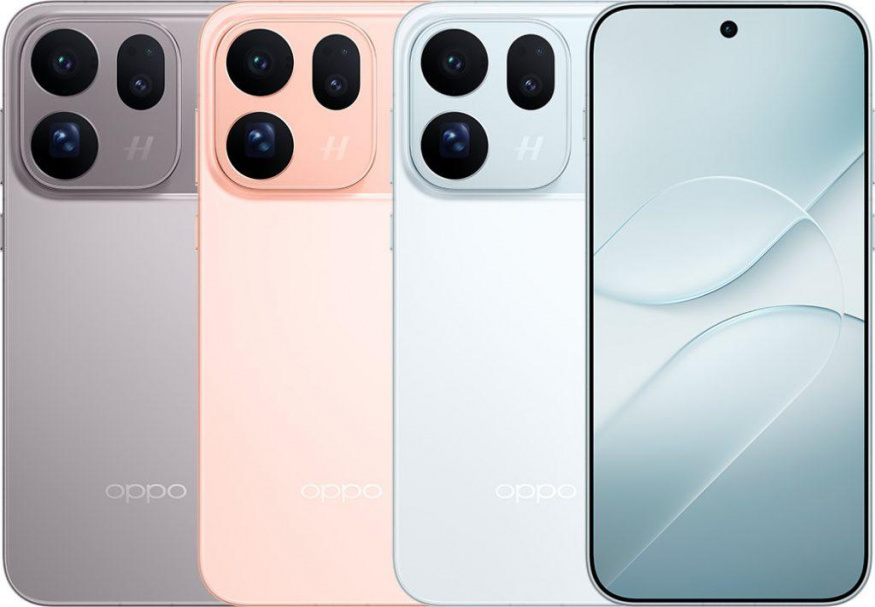 Oppo Find X10 ve všech barvách na tiskovém snímku Oppo Find X10 ve všech barvách na tiskovém snímku