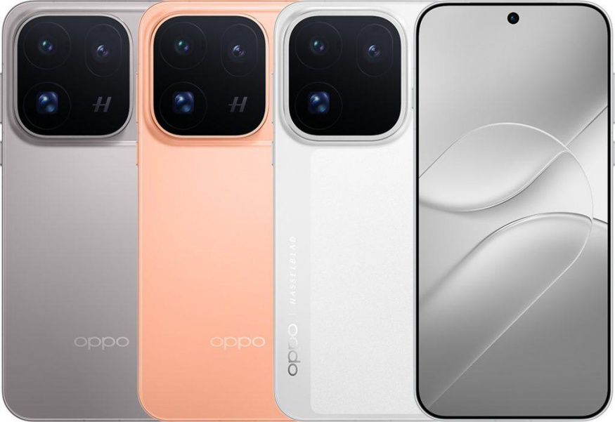 Oppo Find X10 Pro Max ve všech barvách na tiskovém snímku Oppo Find X10 Pro Max ve všech barvách na tiskovém snímku