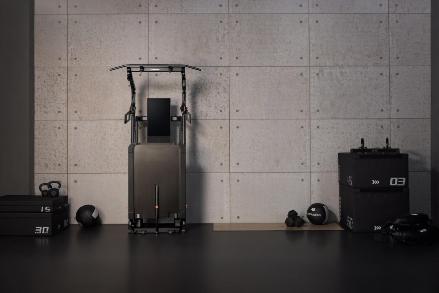 Speediance Gym Monster Ultra ve složeném stavu Speediance Gym Monster Ultra ve složeném stavu