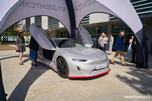 Sportovní elektromobil StudentCar Titan na premiéře na VŠB-TUO Sportovní elektromobil StudentCar Titan na premiéře na VŠB-TUO