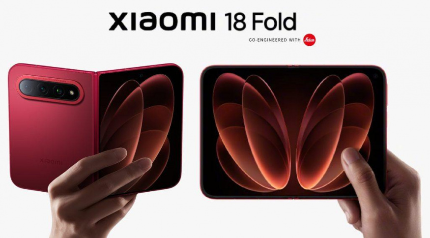 Xiaomi 18 Fold na tiskových snímcích Xiaomi 18 Fold na tiskových snímcích