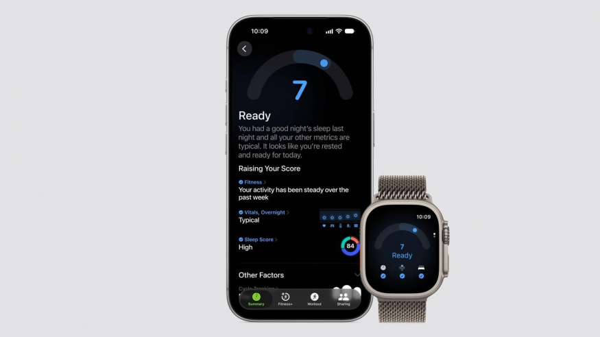 Připravenost vysvětluje, proč se skóre změnilo iPhone a Apple Watch Ultra 4 zobrazují skóre Připravenosti a faktory, které je ovlivnily