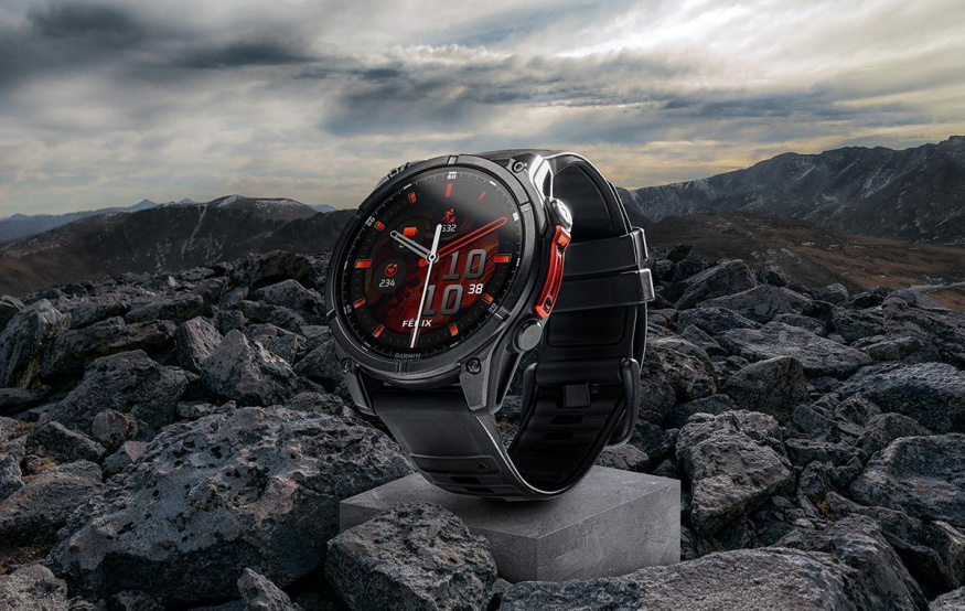 Garmin Fénix 8 Chytré hodinky Garmin Fénix 8 v horském prostředí