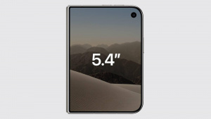 Rozměry vnějšího displeje iPhonu Duo Rozměry vnějšího displeje iPhonu Duo