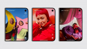 Různé tapety na vnějším displeji iPhonu Duo Různé tapety na vnějším displeji iPhonu Duo