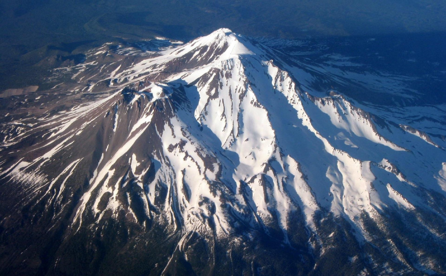 Vyhaslá sopka Mount Shasta Vyhaslá sopka Mount Shasta