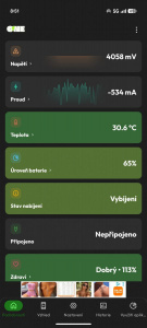 Aplikace OneBattery Aplikace OneBattery