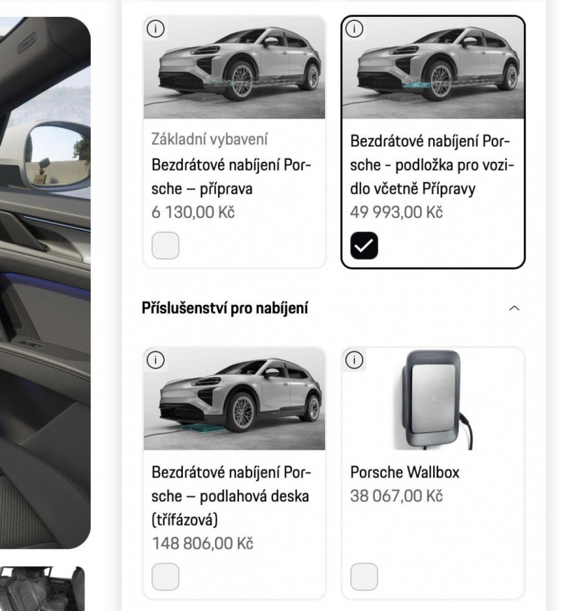 Ceny bezdrátového nabíjení pro Porsche Cayenne Electric Ceny bezdrátového nabíjení pro Porsche Cayenne Electric