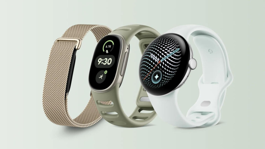 Fitbit Air, Fitbit Edge a Pixel Watch Fitbit Air, Fitbit Edge a Pixel Watch