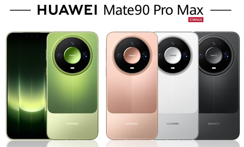 Huawei Mate 90 Pro Max ve všech barvách Huawei Mate 90 Pro Max ve všech barvách