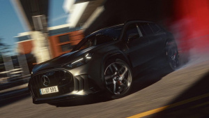 Detailní pohled na elektromobil Mercedes-Benz AMG GT SUV Detailní pohled na elektromobil Mercedes-Benz AMG GT SUV