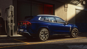 Detailní pohled na elektromobil Mercedes-Benz AMG GT SUV Detailní pohled na elektromobil Mercedes-Benz AMG GT SUV