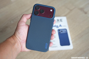 Tkané pouzdro PanzerGlass Care Fusion Fabric pro iPhone 18 Pro v modré barvě Tkané pouzdro PanzerGlass Care Fusion Fabric pro iPhone 18 Pro v modré barvě