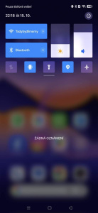 Rychlá nastavení lze oddělit od notifikací Rychlá nastavení lze oddělit od notifikací