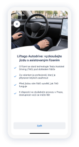 Liftago spouští Autodrive Liftago spouští Autodrive
