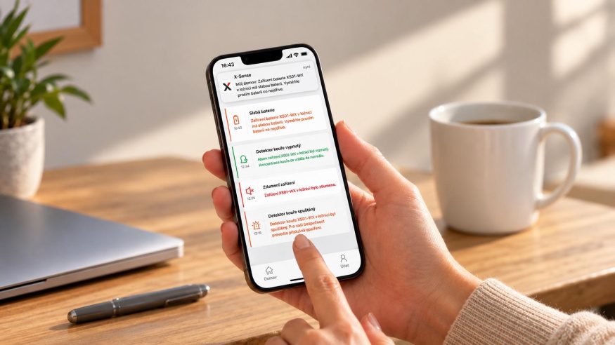 Mobilní aplikace k čidlu X-Sense Mobilní aplikace k čidlu X-Sense