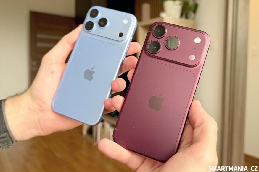 iPhone 18 Pro v modrém a 18 Pro Max v burgundy provedení iPhone 18 Pro v modrém a 18 Pro Max v burgundy provedení