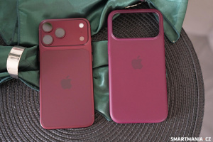 iPhone 18 Pro Max v originálním silikonovém krytu od Applu iPhone 18 Pro Max v originálním silikonovém krytu od Applu