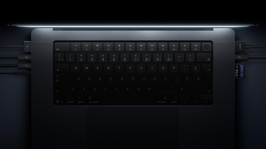 Portová výbava MacBooku Pro Portová výbava MacBooku Pro