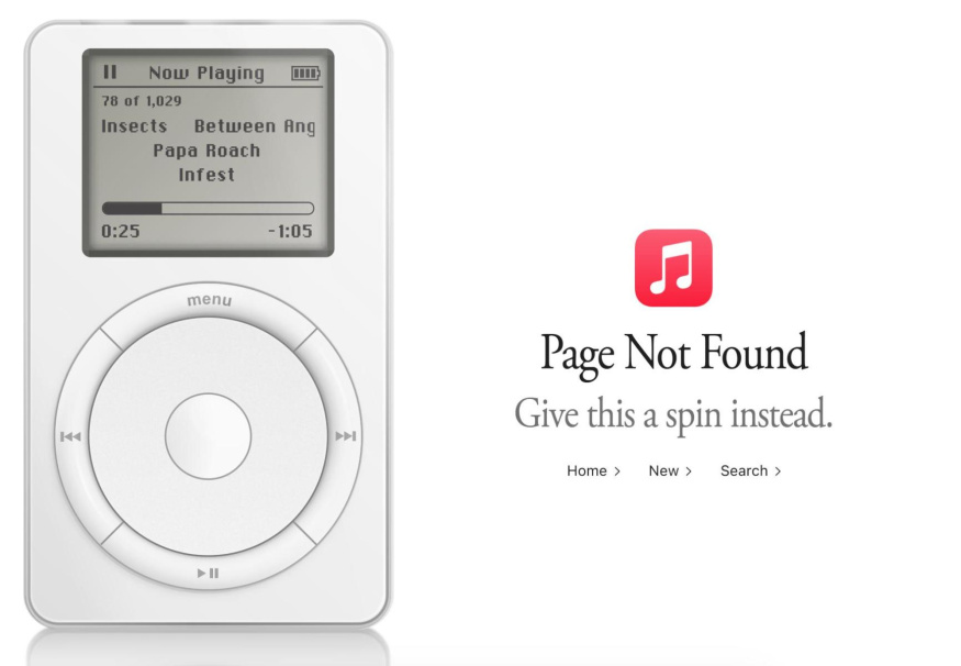 Původní iPod si můžete vyzkoušet přímo na stránce Applu Původní iPod si můžete vyzkoušet přímo na stránce Applu
