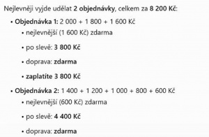 Správné objednávky za 3 800 a 4 400 Kč v ChatGPT Správné objednávky za 3 800 a 4 400 Kč v ChatGPT