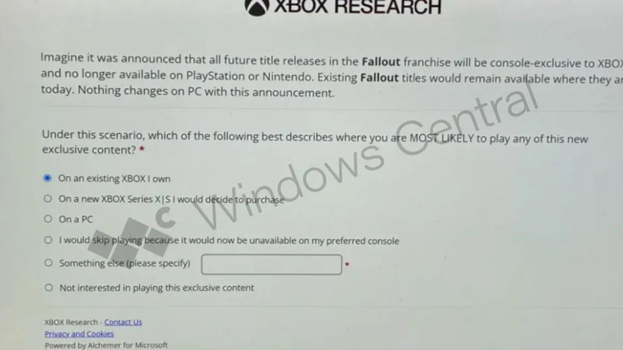 Xbox průzkum Xbox průzkum
