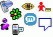 ICQ, MSN, Yahoo...