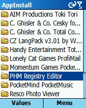 PHM Registry editor