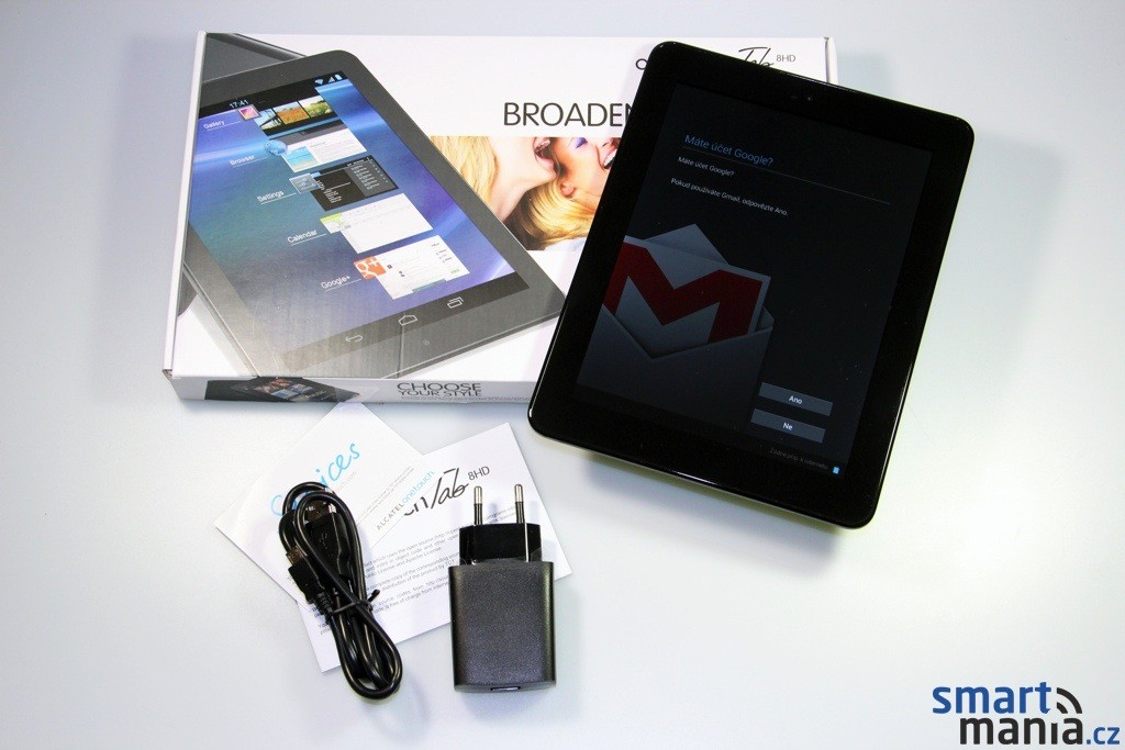 Alcatel Tab 8HD Levný tablet pro nenáročné